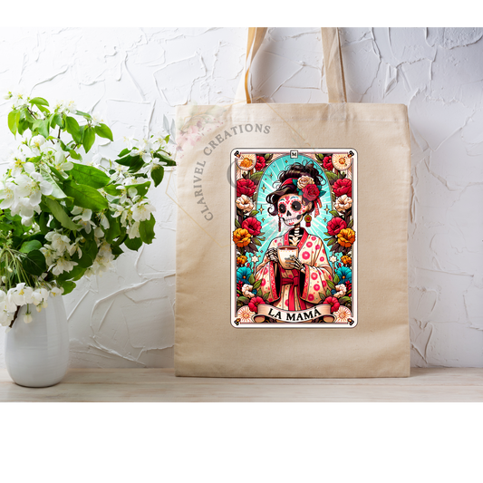 La Mama Tote bags